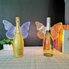 Rechargeable LED Strobe Baton Glowing Butterfly Wings LED Bottle Service Sparkler Champagne Flash Stick Wine Cap Bottle Topper