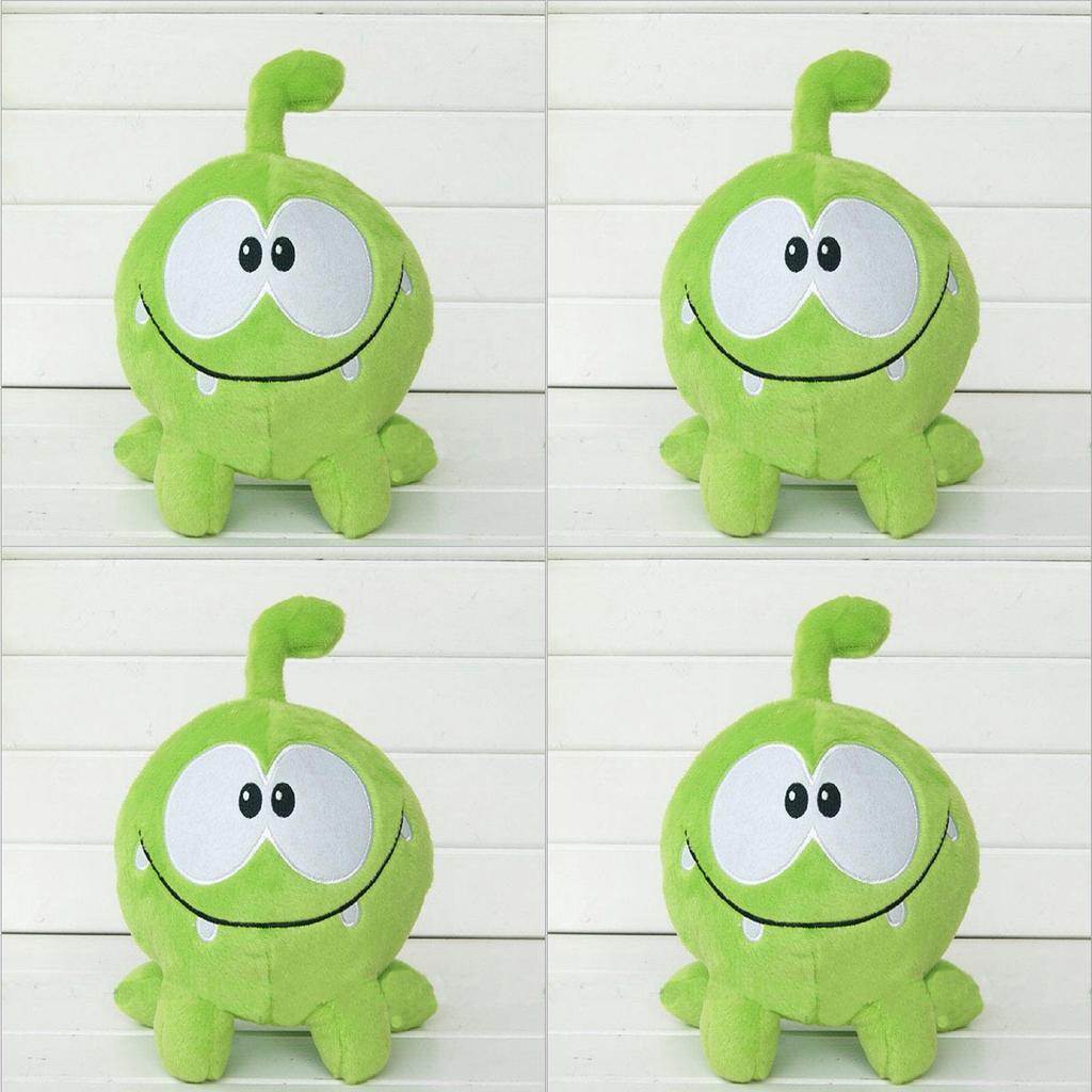 Adorable 8" Cut The Rope Candy Monster Om Nom Plush Toy Soft Doll Gift Figure