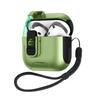 For Airpods 4 Case Magnet Security Lock Cover With Lanyard Full Body Protection Shockproof Earphone Charging Box For Airpods Pro 3 2