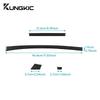 Real Soft Carbon Fiber Sticker For Honda Accord 2013 2014 2015 2016 2017 LHD Car Co-Pilot Instrument Strip Trim Accessories