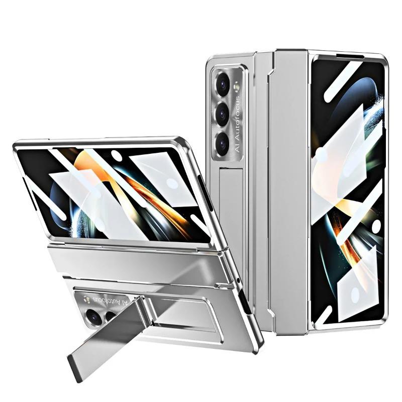 Slim Hard Case for Samsung Galaxy Z Fold 6 5 4 3 Stand Hinge Protective Film Cover Pen Holder Foldable