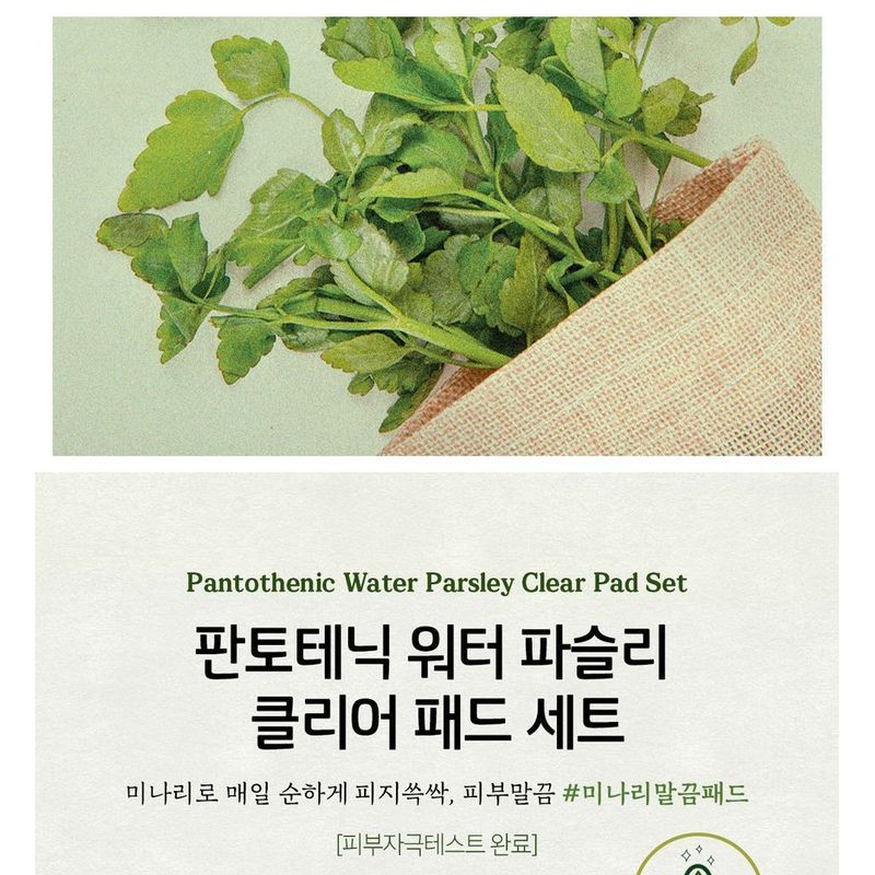 SKINFOOD - Pantothenic Water Parsley Clear Pad Pouch Set