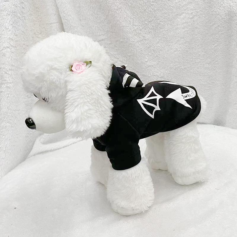 Carini Abbigliamento e Accessori per Animali Domestici Autunnali e Invernali, Felpe da Diavolo, Costumi di Halloween per Gatti e Cani