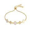 Four-Leaf Clover Light Luxury Adjustable Bracelet for Women
