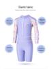 Girls' Cartoon Sunscreen Quick-Dry Swimsuit – Short & Long-Sleeved Options