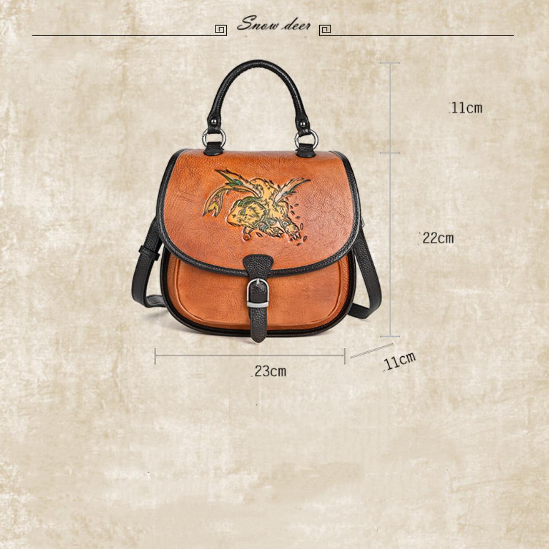 Рюкзак ручной работы из воловьей кожи большой вместимости — фото 8