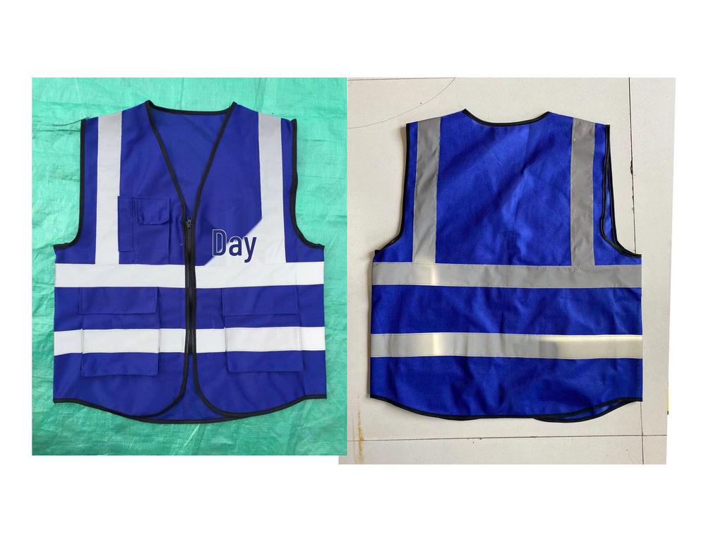 Reflective Safety Vest with Printed Logo for Construction and Traffic Protection