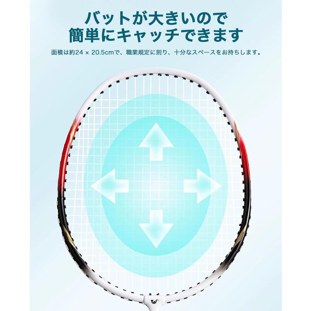 Badmintonová raketa pro badminton pro dospělé a míček s peříčky Včetně 1 tašky a 2 badmintonových míčků Začátečníci, Sada, Lehká, Děti, Rekreační,