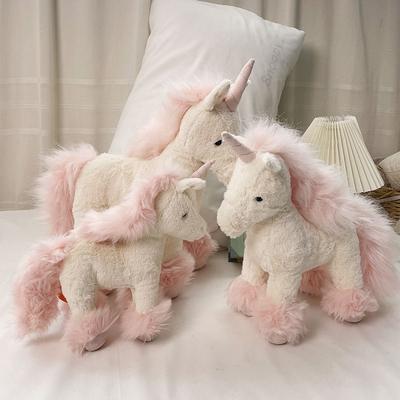 Cute Weika Beibei Pony Pedaling Plush Toy Girl Birthday Gift Princess Doll Unicorn Throw Pillow