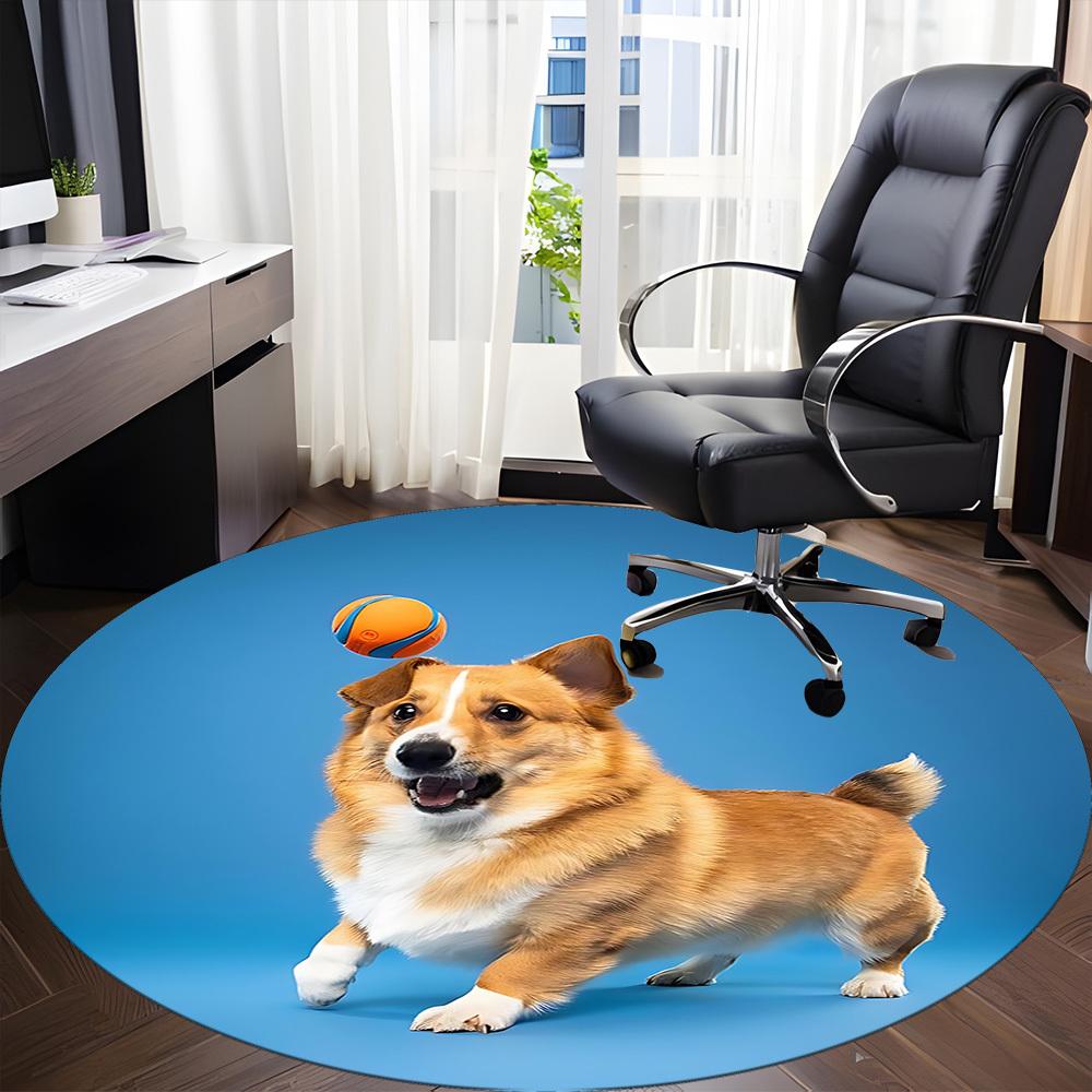 1pc Dog Ball Chair Carpet for Office, Perfect for Office, Holiday Party Decoration Choice yy260314026
