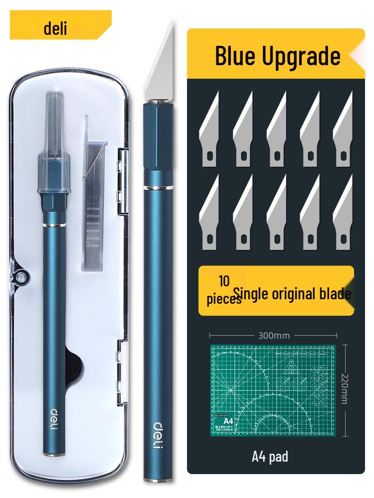 Deli Handmade Craft & Engraving Knife Set for Paper, Rubber Stamps, and Wood Carving.