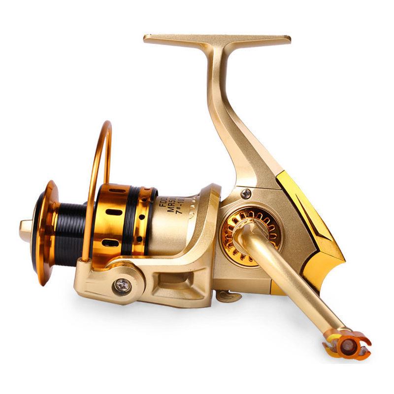 Metal Fishing Reel With Adjustable Drag For Saltwater Fishing Enthusiasts