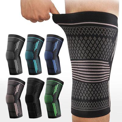 1Pc Sports Knee Pads for Women & Men Workout Knee Protector for Cycling Running Hiking Basketball Elastic & Breathable Compression Knee Sleeve