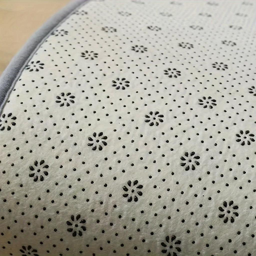 Solid Color Thickened Bathroom Non-slip Foot Mat Shower Room Door Absorbent Mat Dirt-resistant Toilet Mat Furry Mat