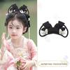 Jade Rabbit Hanfu Wig: Children's Ancient Style Tang Dynasty Updo with Hair Padding and Bun Headdress