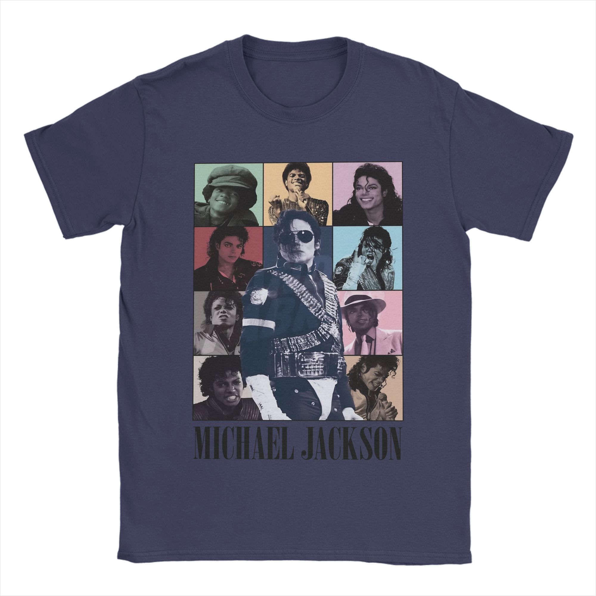 

Unisex TShirts MJ Michael Jackson Amazing Pure Cotton Tee Shirt Short Sleeve T Shirt Crewneck Clothing New Arrival 4XL