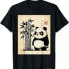 Kawaii Panda Ink Japanese Streetwear Novelty Funny T Shirt