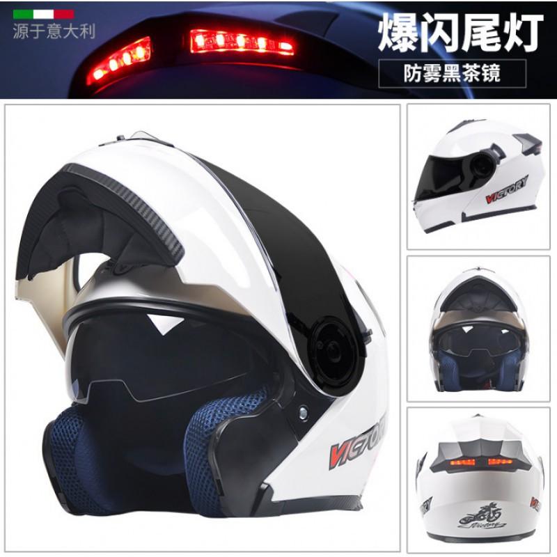 AD Electric Motorcycle Helmet Men Women All Season General Locomotive Full With Uncovering Riding