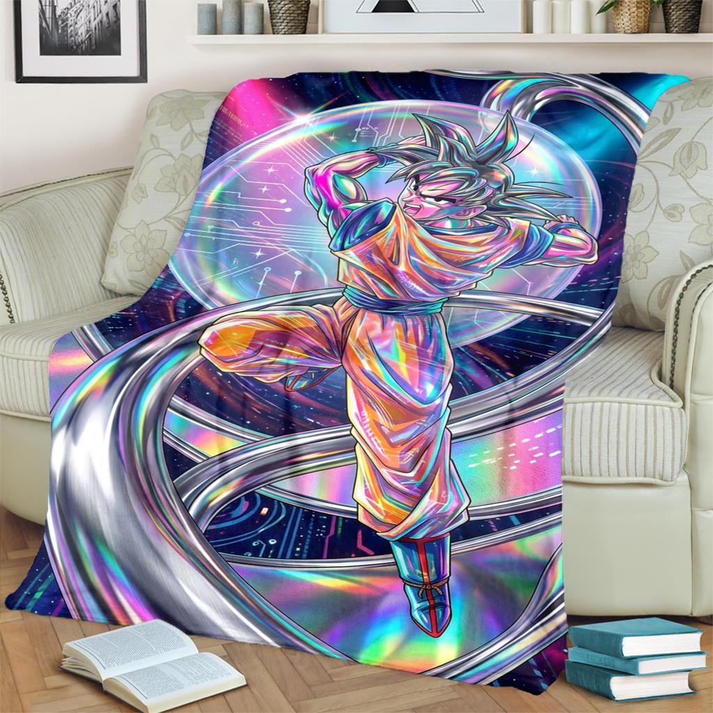 Dragon Ball! Flannel Blanket Soft Warm Print Blanket for Bedrooms, Sofas, Chairs, Picnics and Travel