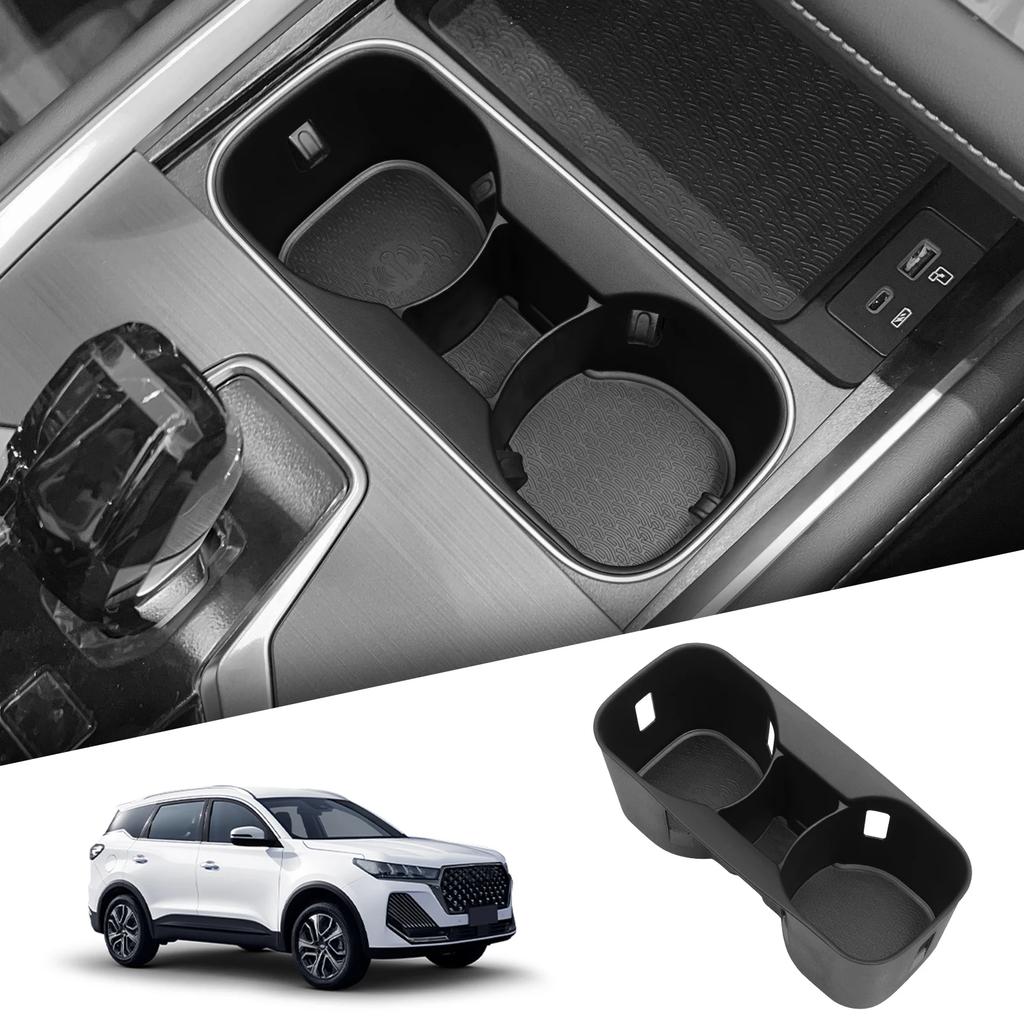 For Chery Tiggo7 Tiggo8 2024 2025 Tiggo7 PLUS 2023-2025 Not Applicable for Flip Style Central Console Cup Holder Box Tidy