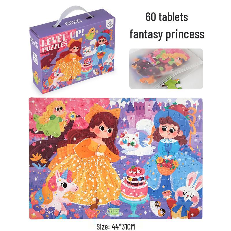 Large Handheld Jigsaw Puzzle Gift Set for Kindergarten - Class Prize or Souvenir Toy