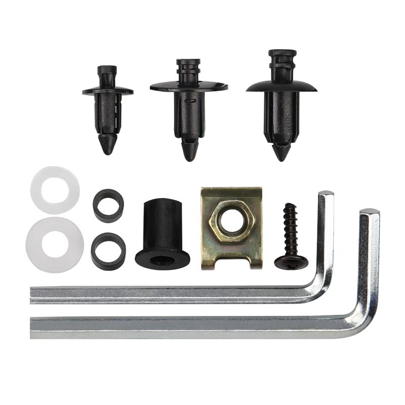 Kit de 201 vis et boulons en aluminium pour carénage d'accessoires de moto Compatible avec YZF 600 1000 R1 R6 R3 R15 R25 T-MAX 530 TMAX 500