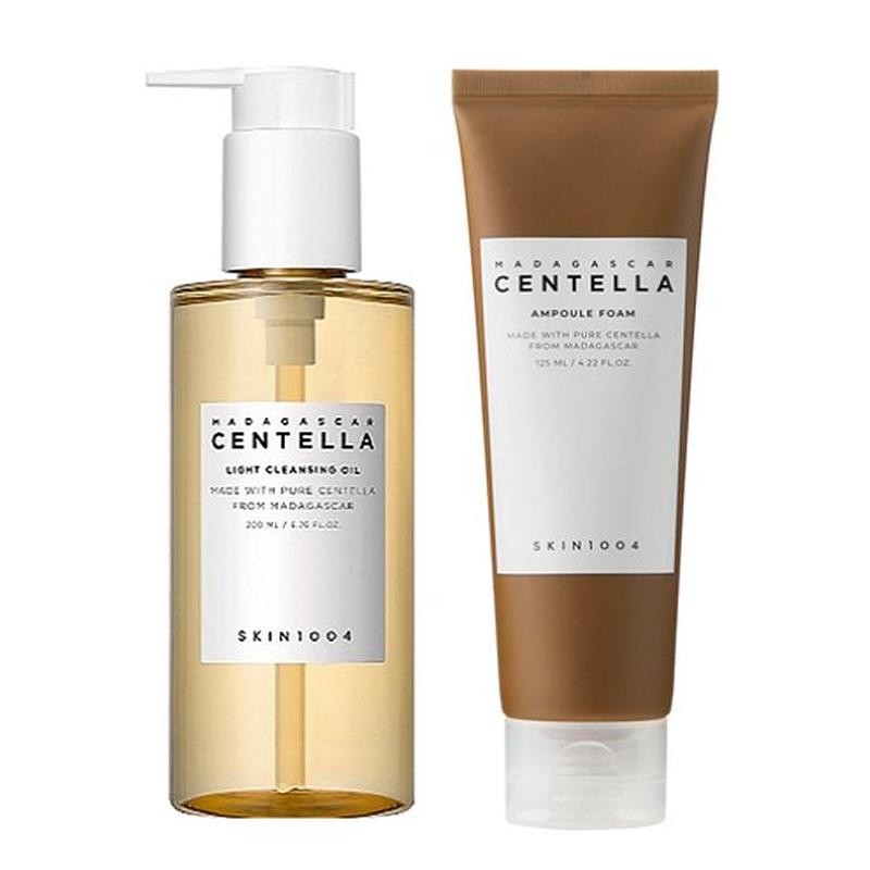 

SKIN1004 Madagascar Centella Ampoule Foam 125 ml + Madagascar Centella Light Cleansing Oil 200 ml Set