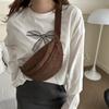 Strip breast bag women 2025 fashion strawberry print small satchel small fresh casual versatile shoulder bag