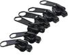 6-piece Zipper Replacement Emergency Kit for Clothes Jackets