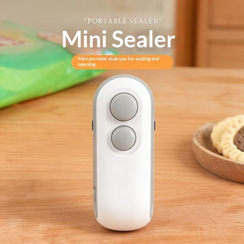 Portable Mini Bag Sealer 2 In 1 Seal & Cut Device for Refrigerated  Food Snack Storage