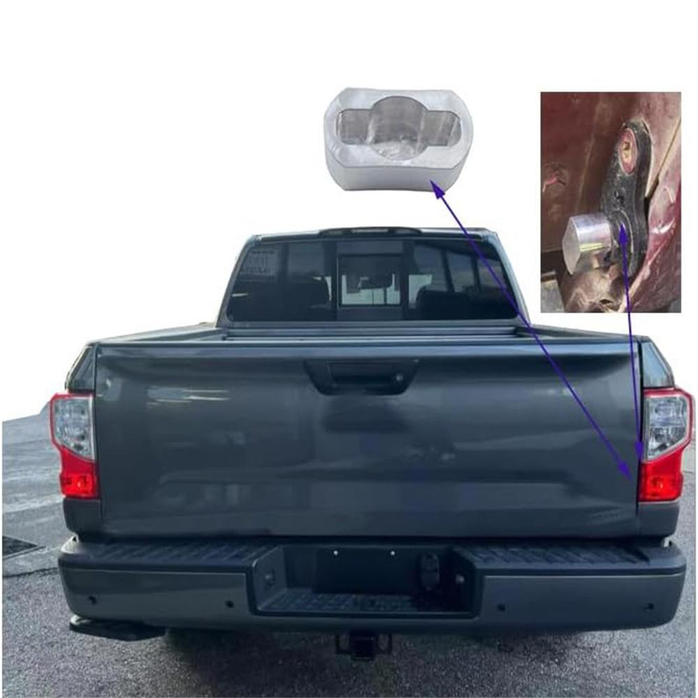 Aluminum Tailgate Hinge Bushing Silver For Nissan Titan 2005-2024