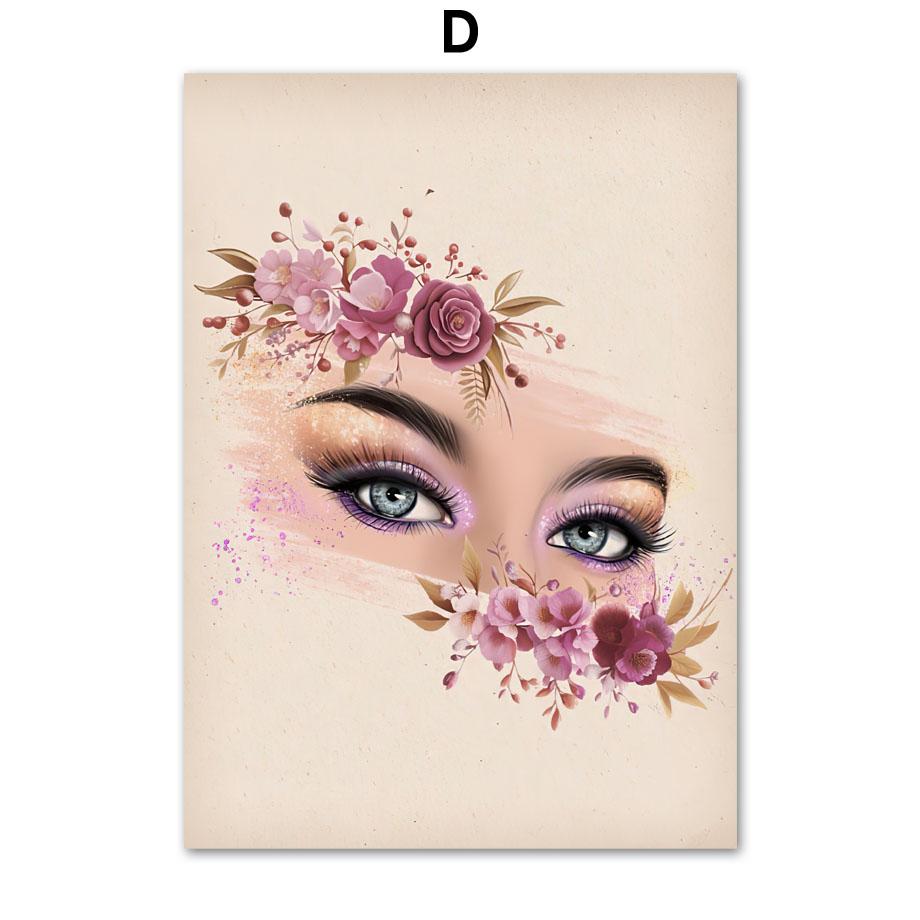 Procedure di Bellezza Trucco Occhi Labbra Poster e Stampe Estetica Arte da Parete Vanità Botox Pittura su Tela Decorazione Moderna per Camera alla Moda