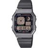 Casio Vintage Series A130WEGG-1A Unisex Analog Digital Watch Dark Gray Metallic Overseas Model