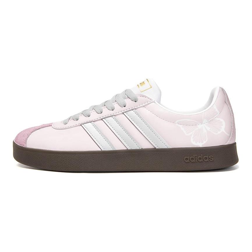 Adidas Neo VL Court 2.0 Wear resistant And Lightweight Low top Skateboard Shoes Unisex Pink ID6015(Team354-)