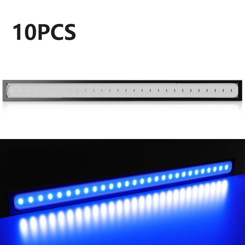 

10Pcs 17cm Car Daytime Running Lights Super Bright Led COB Fog Lamp 12V Waterproof Auto Interior DRL Work Lamp Strip Lights Bar