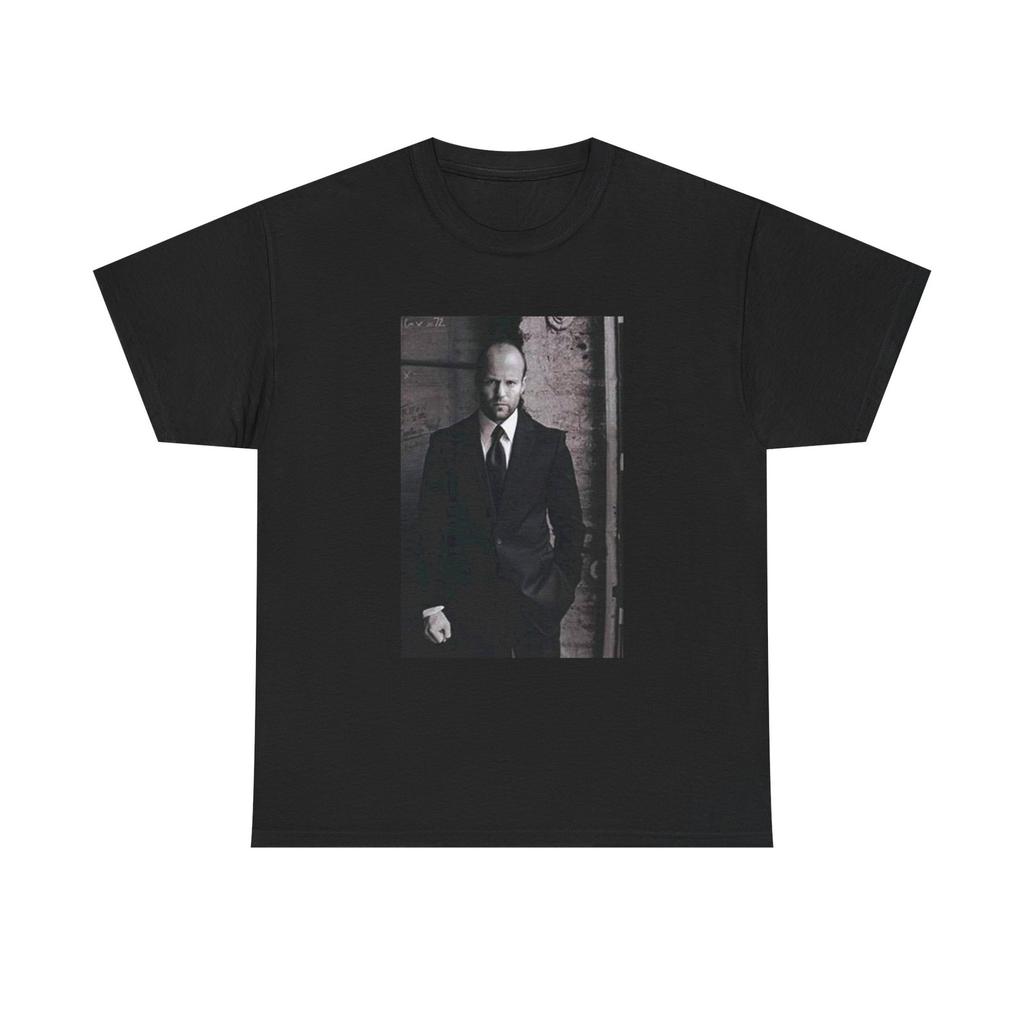 Jason Statham Tişört Retro Poster Yeni Aktör Unisex Ağır Pamuklu Tişört