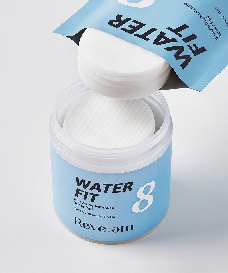 Water Fit 8-Layer Moisture-Adhering Pad Refill 30 Sheets