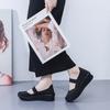 Fashion Summer New Handmade Woven Shoes Mesh Shoes Breathable Sloping Heels Increased Height Thick Sole Casual Women's Shoes