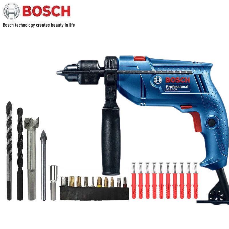 Bosch GSB550 Dual-Use Impact Drill/Screwdriver CN Plug (adapter Included)