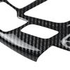 Car Accessories ABS Plastic Carbon Car Console Center Control Decor CD Player Panel Frame Cover Trim For Ford Fiesta 2008-2014
