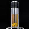 Portable Double-Layer Glass Tea Infuser Cup