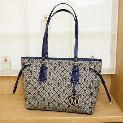 Simple Commuter Handbag Printed New Style Trendy Versatile and Fashionable Large Capacity Travel Shoulder Bag Tote Bag