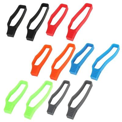 Protezione per catena di bicicletta regolabile in silicone, protezione per catena di bicicletta da strada e da montagna, accessorio antigraffio e anti-collisione
