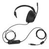 Monaural Business Headset ENC Noise Reduction Mic Mute USB Single Sided Ear Headphone for PCs with