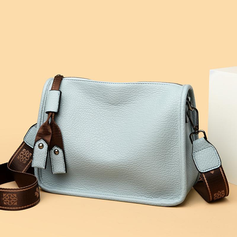 High Quality Genuine Leather Women Tote Bag Luxury Soft Cowhide Ladies Shoulder Crossbody Bags Fashion Female Messenger CLE