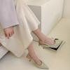 New Pointed-toe High-heeled Sandals and Half-toe Shoes