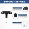 uxcell Golf Spar Clench Tool T25 Golf Torque Wrench Stainless