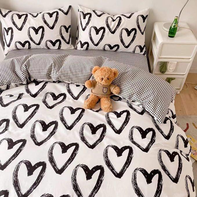 Home Textile Three-Piece Set Simple And Careful Cartoon Digital Printing Quilt Pillowcase Bedding