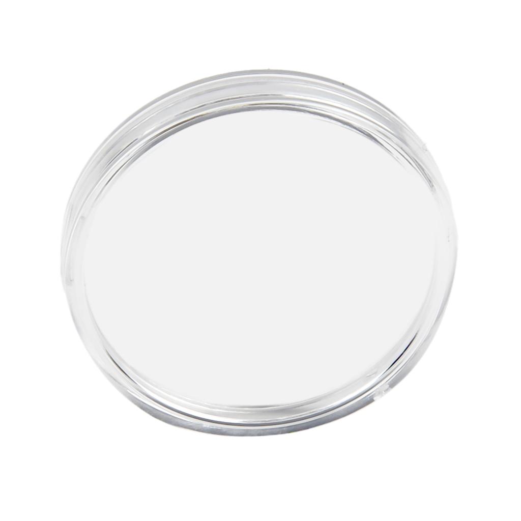100Pcs Clear Plastic Coin Capsules for Collectors Round Storage Boxes with Double Protection Against Oxidation