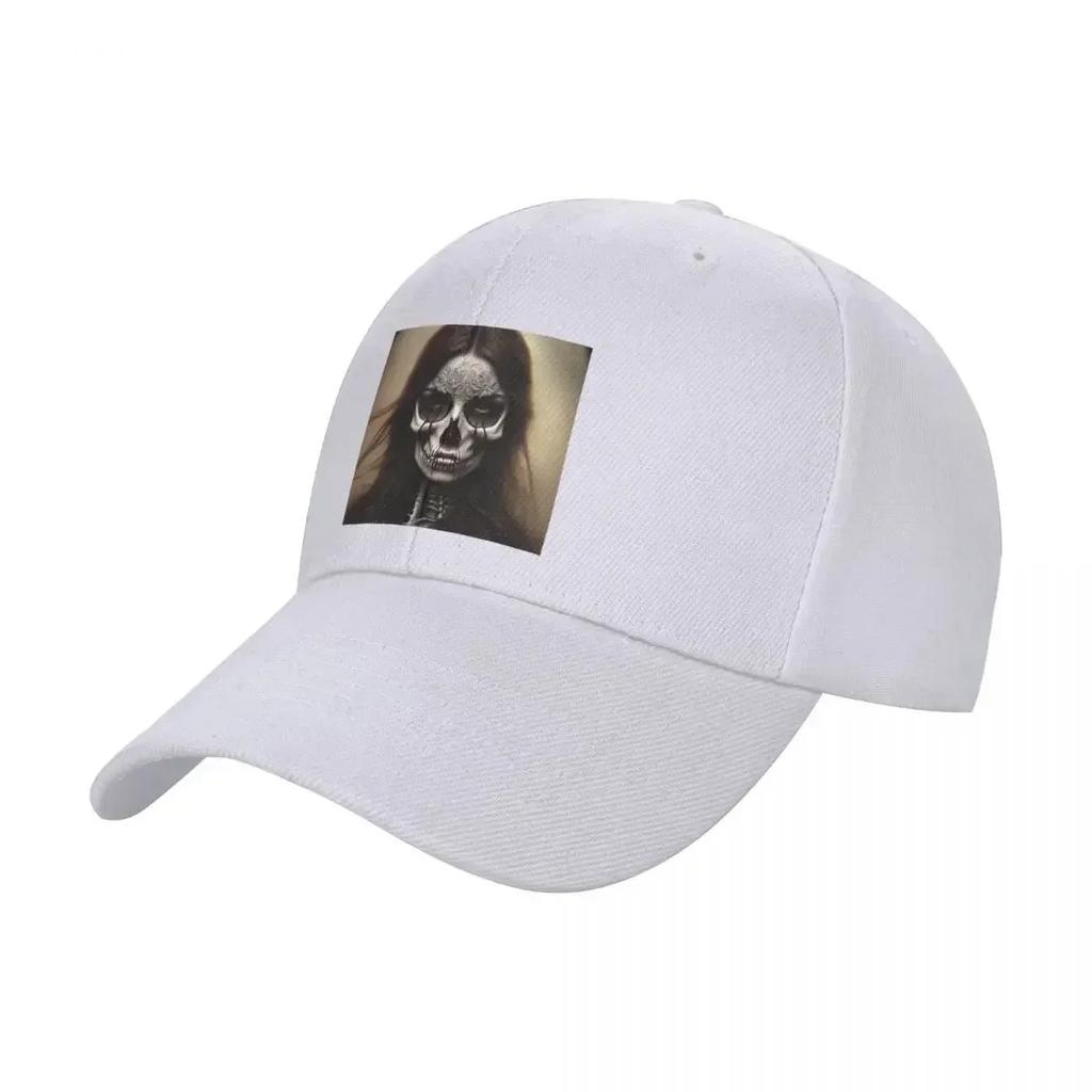 Art gothic dark goddess Skeleton girl Mexican skull Baseball Cap Christmas Hat Streetwear Caps Male Womens